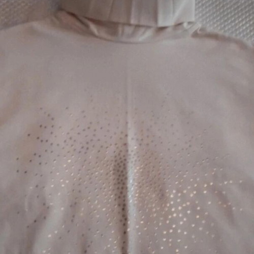 White Y2K Extre Sleeveless Top like new with rhinestones
