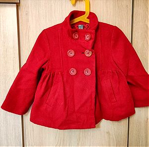 Κοκκινο παλτο για κοριτσακι