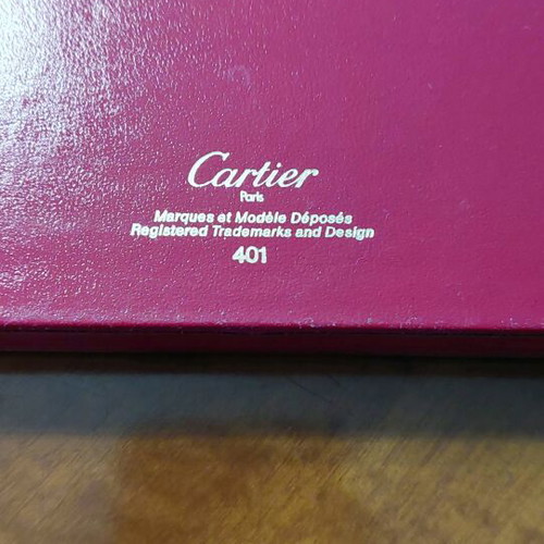 Must de Cartier gold plated ballpoint pen used with original box