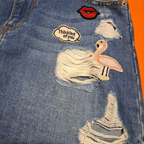 Stradivarius denim skirt like new, blue, size S
