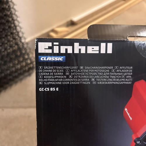 Einhell GC CS 85 E Chainsaw Sharpening Device like new