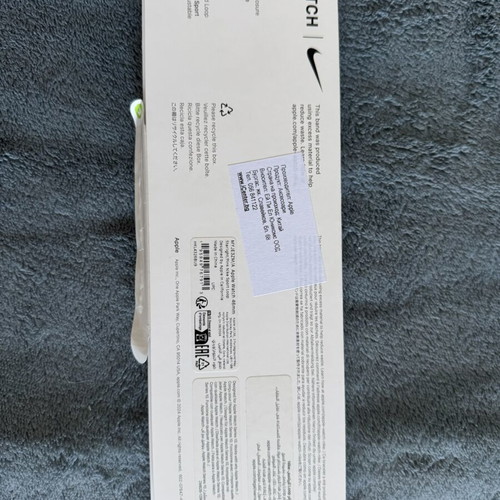 Nike Sport Loop band for 46mm Apple Watch, Starlight/Pink