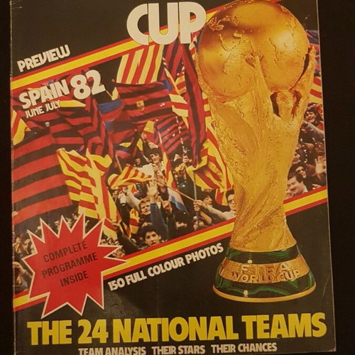 World Cup Spain 1982 album like new, English edition