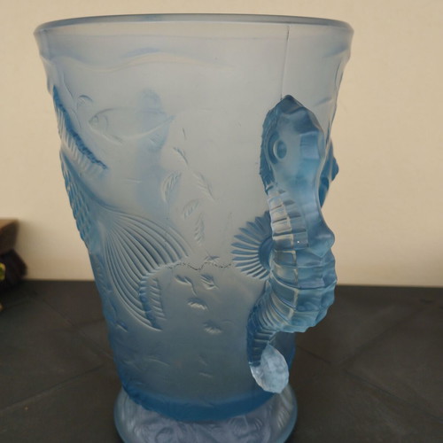 Josef Inwald Barolac Seahorse vase like new