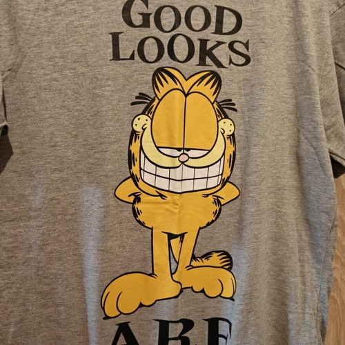 Garfield short-sleeve t-shirt medium used, grey