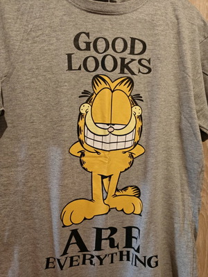 Garfield short-sleeve t-shirt medium used, grey