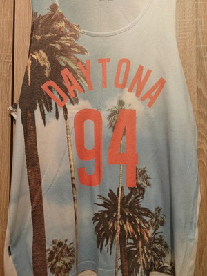 Ανδρικό αμάνικο t shirt Teranova μεταχειρισμένο, L/XL πολύχρωμο