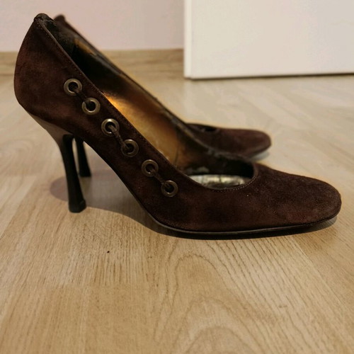 Suede - castor brown pumps like new