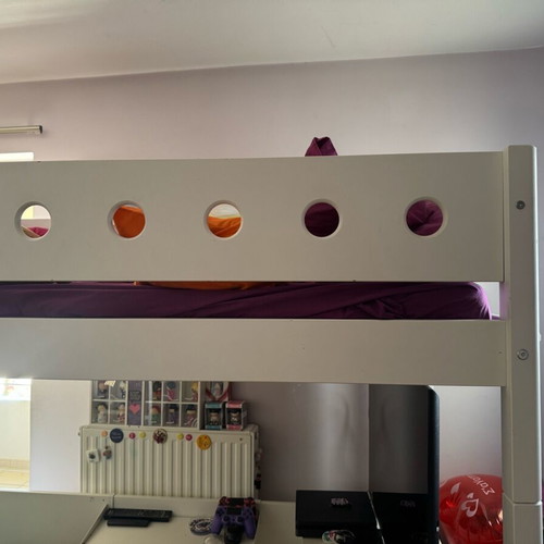 Flexa White 3 in 1 | Premium children's loft bed with mattress &