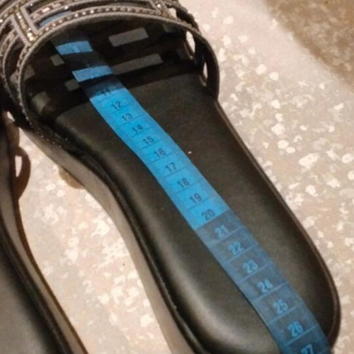 Verde platform sandals size 41, black