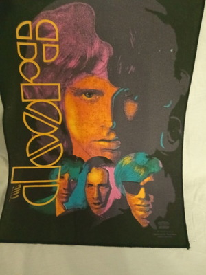 The Doors embroidered patch like new, large for denim jacket