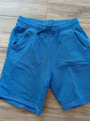 Benetton boy's bermuda shorts 11-12Y, 100% cotton, blue