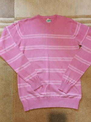 Men's sweater size L pink like new