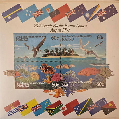 South Pacific Forum 1993 Nauru stamps new