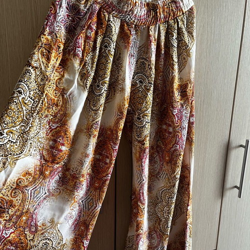Celestino women's pants like new, white and multicolor, sizes S and M