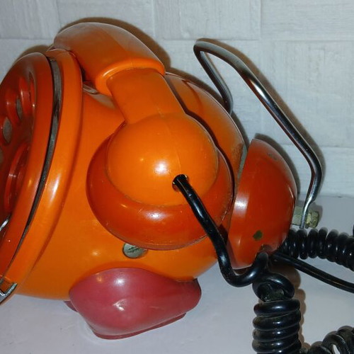 Vintage Bobo rotary dial telephone, 1970s