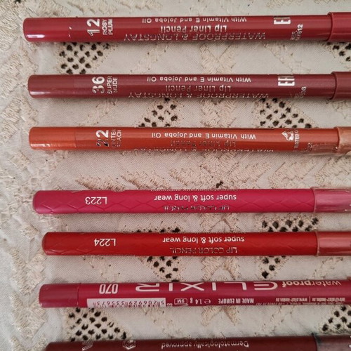Elixir&MD professional lip liners used, pack of 10