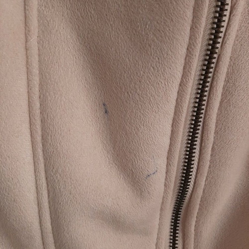 BSB women's vest used with fur, size Small, beige