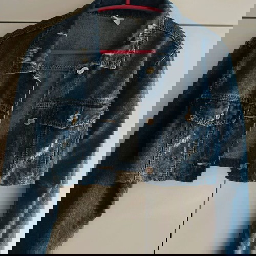 Κοντό τζιν τζάκετ μεταχειρισμένο, μέγεθος L