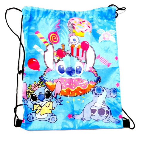 Disney Stitch Set of 2 Kids Backpacks and 2 Pencil Cases like new