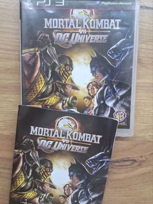 Mortal Kombat vs DC Universe game for PlayStation 3 like new