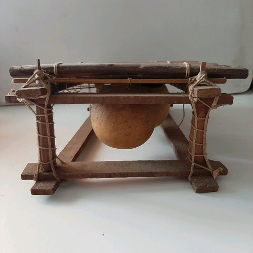 African Balafon percussion instrument used, handmade