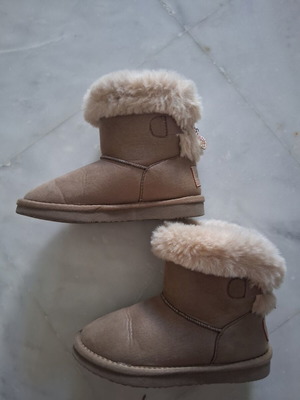Conguitos Break & Walk kids boots size 32 beige gold like new