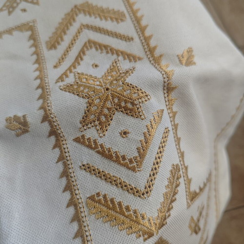 Lefkadian embroidery set of three pieces, handmade, new