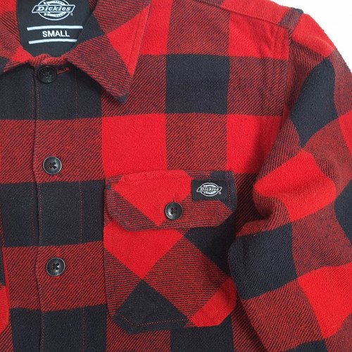 Dickies heavyweight lumberjack shirt, size S, cotton, plaid