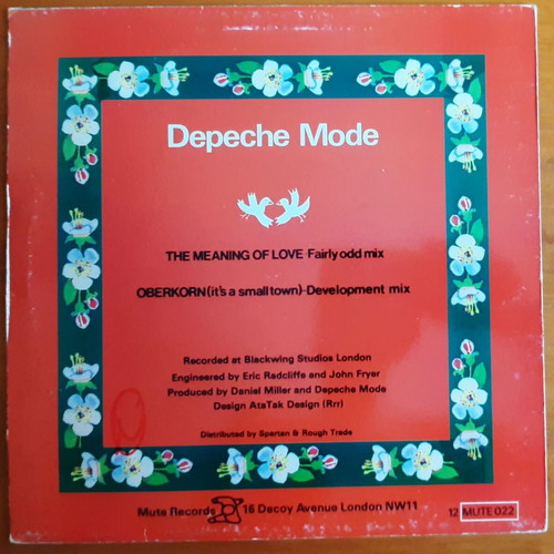 Depeche Mode The Meaning Of Love 12-inch Maxi used, authentic English reissue