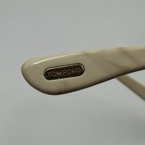 Tom Ford Jaquelin TF100 Ivory sunglasses used, made in Italy