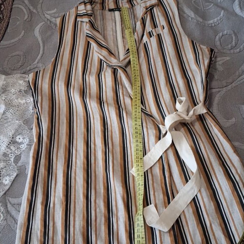 Italian linen Kayla wrap vest like new