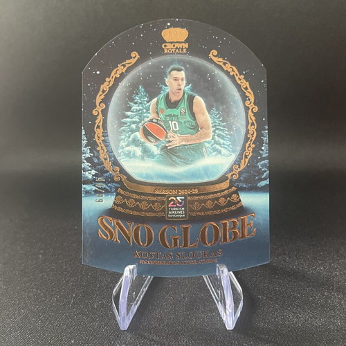 Kostas Sloukas Sno Globe Panini Crown Royale Euroleague card