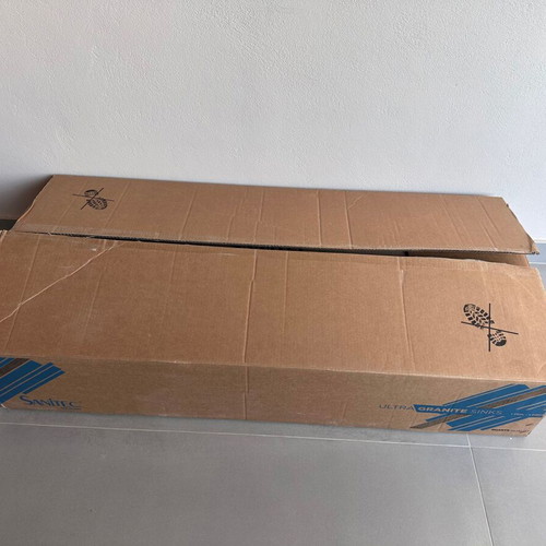 Sanitec Ultra Granite sink like new 116x50cm black