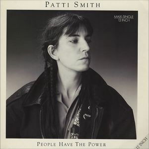Patti Smith People Have The Power record used, rock