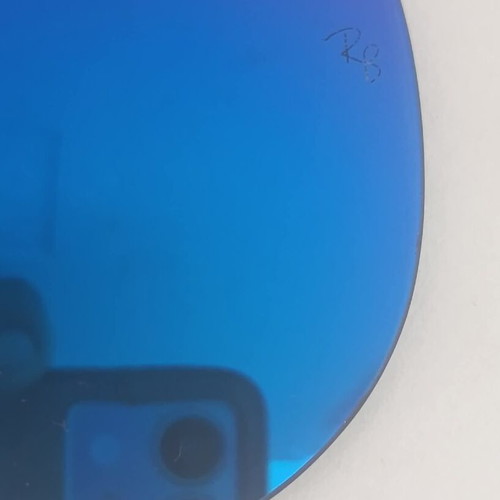 Ray Ban Replacement Lens Blue Glass 58 mm New