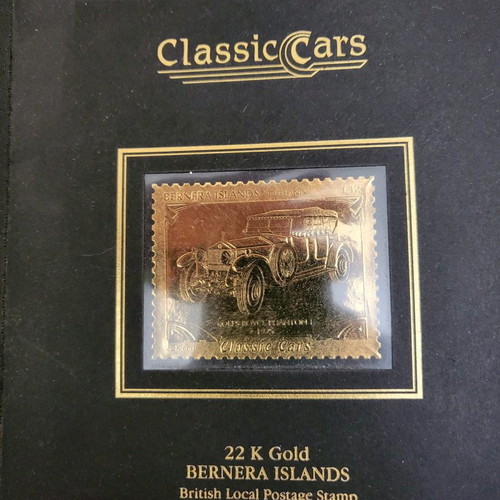 Gold Stamp Bernera Islands 22K with Rolls-Royce Phantom new