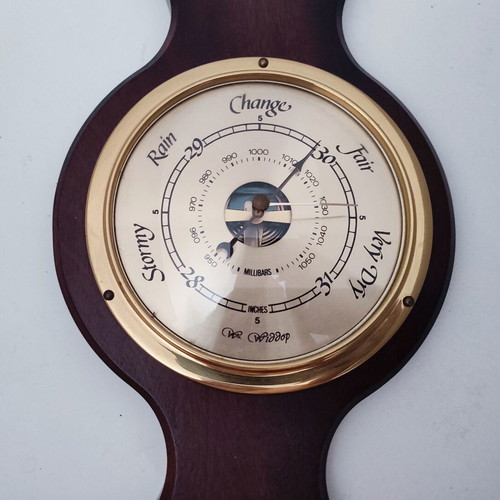 Analog Weather Station with Thermometer, Barometer, Hygrometer, Like New