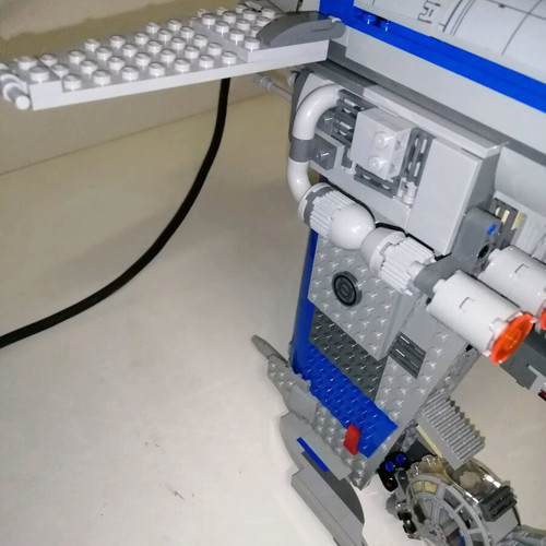 Lego Star Wars 75188 used, all pieces assembled without figures