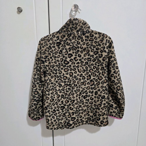Leopard jacket used for 5 years old, multicolor