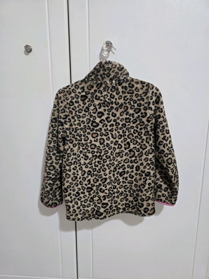 Leopard jacket used for 5 years old, multicolor