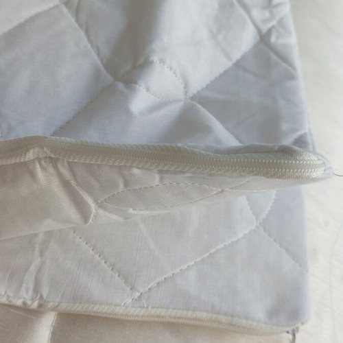 Quilted pillowcases with zipper 45x65 new