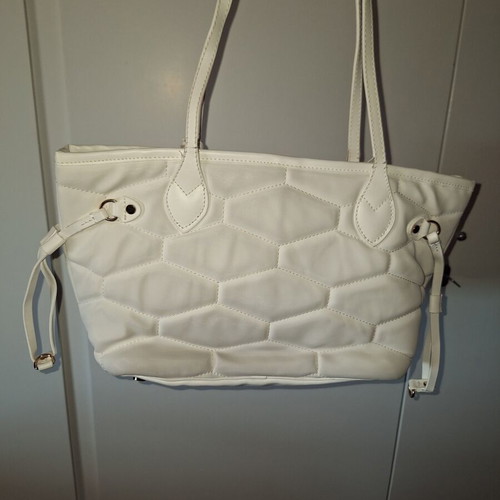 Frnc handbag like new, white color