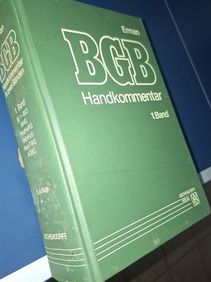 BGB Kommentar German Civil Code book used