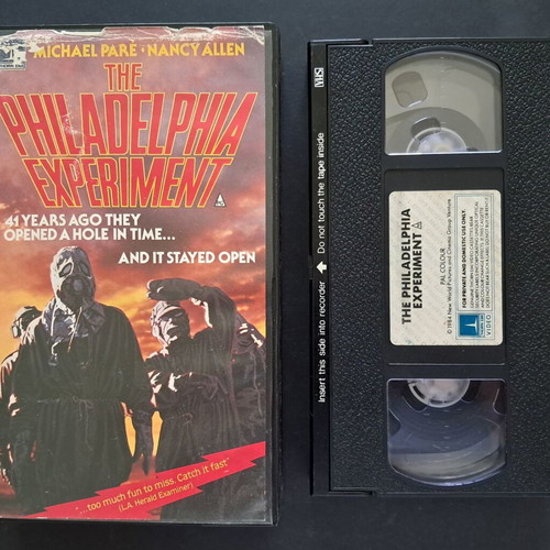 The Philadelphia Experiment VHS used, English audio, PAL edition