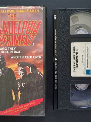 The Philadelphia Experiment VHS used, English audio, PAL edition