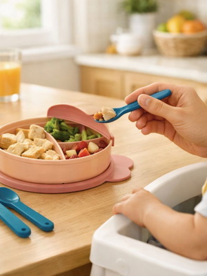 Tupperware Kids Container with Compartments 310ml new