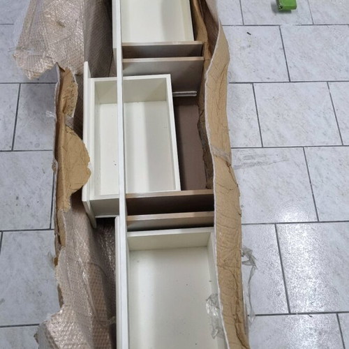 Bed sofa drawer unit with triple drawer like new