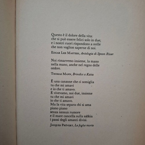 Amori by Enzo Biagi hardcover book like new, Italian