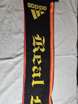 Real Madrid 2007 collectible scarf, adidas authentic